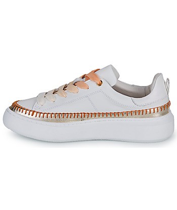 Baskets basses femmes JB Martin FLEUR Blanc