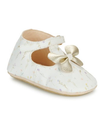 Chaussons enfant filles Easy Peasy MY LILLYP PAPILLON VOLANT Blanc