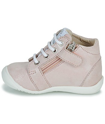 Baskets montantes enfant filles GBB BICHETTE ETE Rose