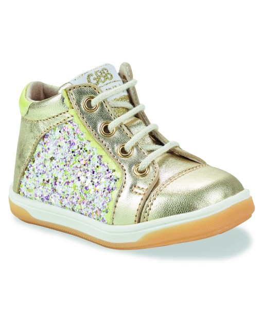 Baskets montantes enfant filles GBB ESSIA Doré