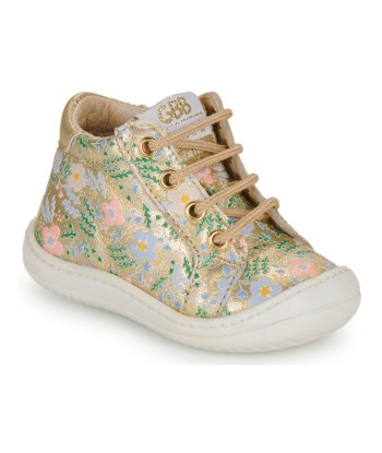 Baskets montantes enfant filles GBB FLEXOO BABY Doré