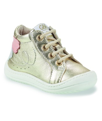 Baskets montantes enfant filles GBB FLEXOO FLIRT Doré