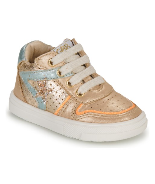 Baskets montantes enfant filles GBB LAMANE Beige