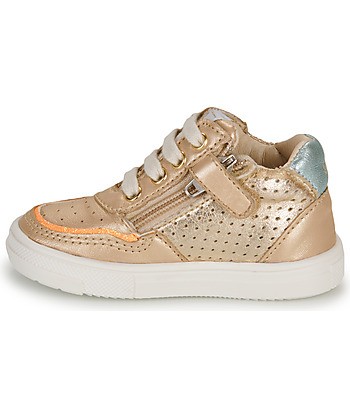 Baskets montantes enfant filles GBB LAMANE Beige