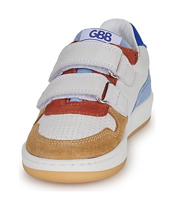 Baskets basses enfant garcons GBB LOVER Blanc