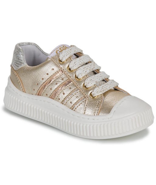 Baskets basses enfant filles GBB COLISA Doré