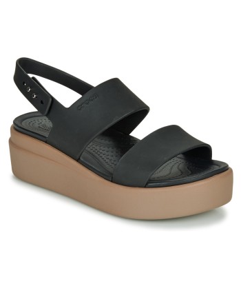 Sandales femmes Crocs CROCS BROOKLYN LOW WEDGE W Noir