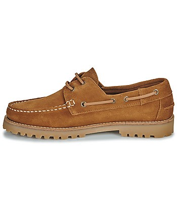 Chaussures bateau hommes Pellet OLIVIO Marron