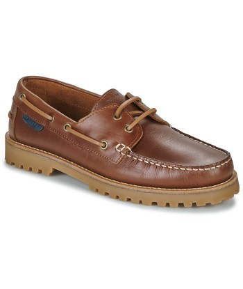 Chaussures bateau hommes Pellet OLIVIO Marron