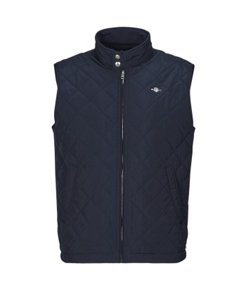 Blouson hommes Gant QUILTED WINDCHEATER VEST Bleu