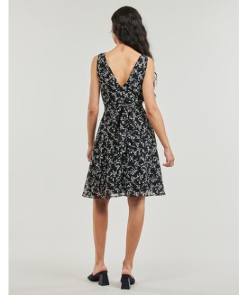 Robe courte femmes Esprit AOP DRESSES Noir