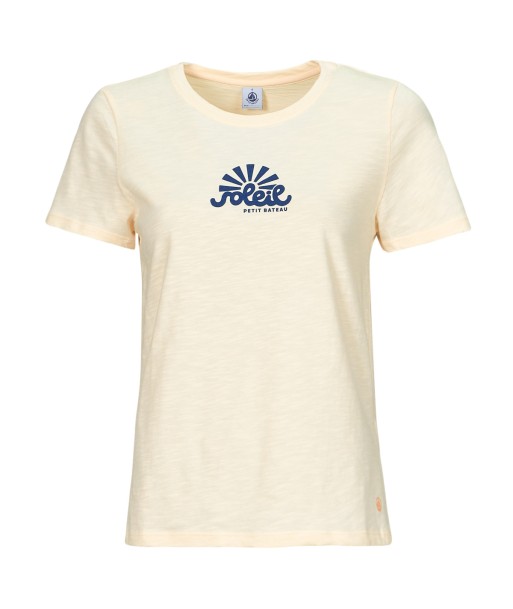 T-shirt femmes Petit Bateau A0ACT Beige
