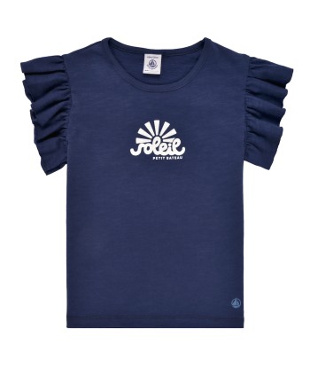 T-shirt enfant filles Petit Bateau MAZARINE Marine