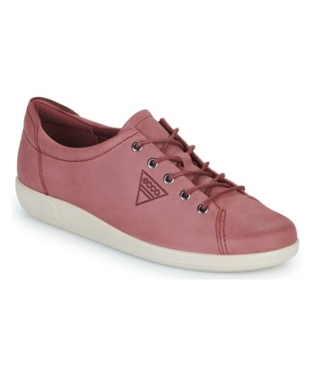 Baskets basses femmes Ecco SOFT 2.0 Rose