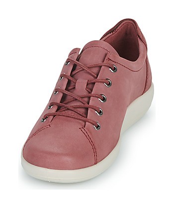 Baskets basses femmes Ecco SOFT 2.0 Rose