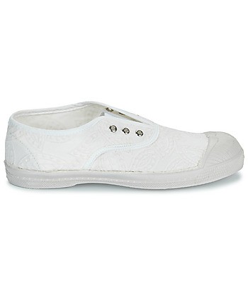 Baskets basses enfant filles Bensimon TENNIS ELLY BRODERIE ANGLAISE Bl