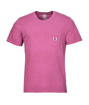 T-shirt hommes Element BASIC POCKET PIGMENT SS Rose