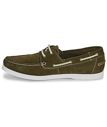 Chaussures bateau hommes Carlington BORSI Kaki