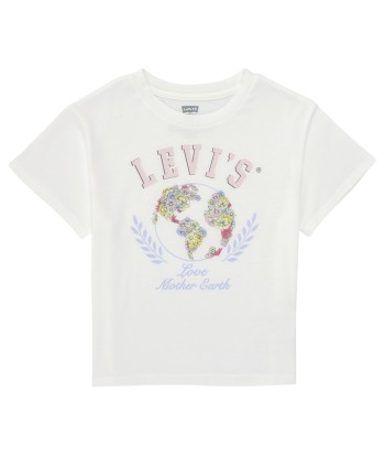 T-shirt enfant filles Levis EARTH OVERSIZED TEE Blanc