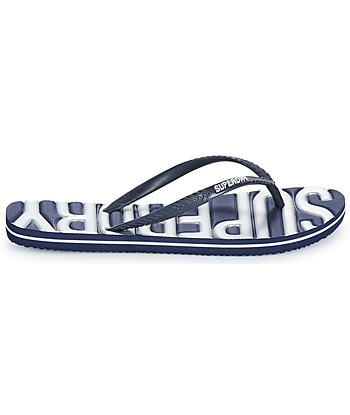 Tongs femmes Superdry Vintage Vegan Flip Flop Noir