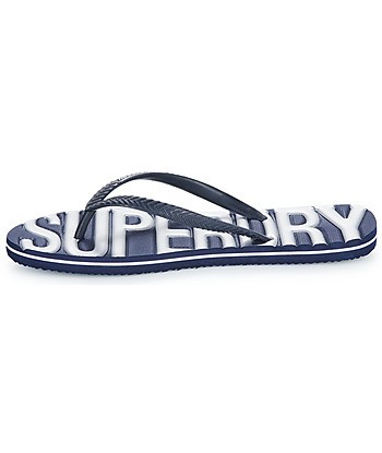 Tongs femmes Superdry Vintage Vegan Flip Flop Noir