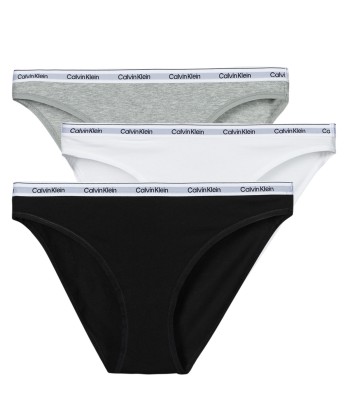 Culottes & slips femmes Calvin Klein Jeans BIKINI 3PK X3 Multicolore