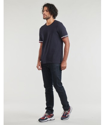 T-shirt hommes Tommy Hilfiger MONOTYPE BOLD GS TIPPING TEE Marine