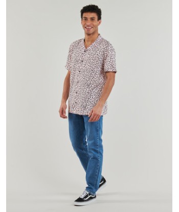 Chemise hommes Volcom ASPHALT BEACH SS Beige