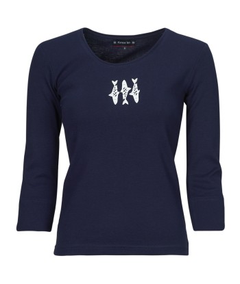 T-shirt femmes Armor Lux T-SHIRT-MANCHES3/4-NWJ Bleu