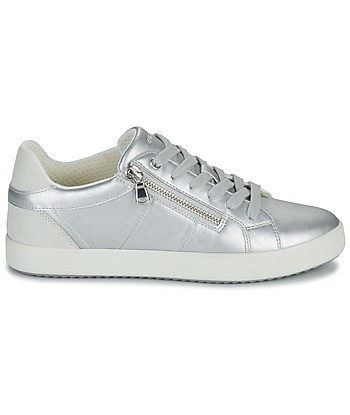 Baskets basses femmes Geox BLOMIEE Argenté