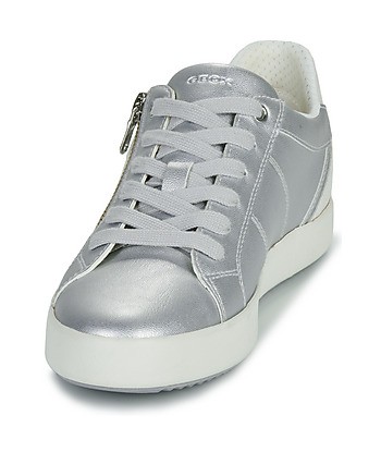 Baskets basses femmes Geox BLOMIEE Argenté