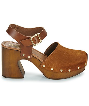 Sabots femmes Fericelli ANEMONE Marron