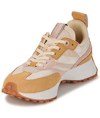 Baskets basses femmes Pepe jeans LUCKY PRINT Beige