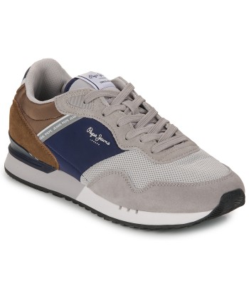 Baskets basses hommes Pepe jeans LONDON URBAN M Gris