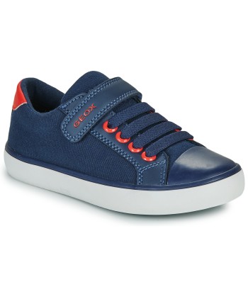 Baskets basses enfant garcons Geox J GISLI BOY Bleu