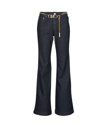 Jeans flare / larges femmes MICHAEL Michael Kors FLARE CHAIN BELT DNM
