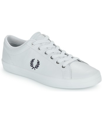 Baskets basses hommes Fred Perry BASELINE LEATHER Blanc
