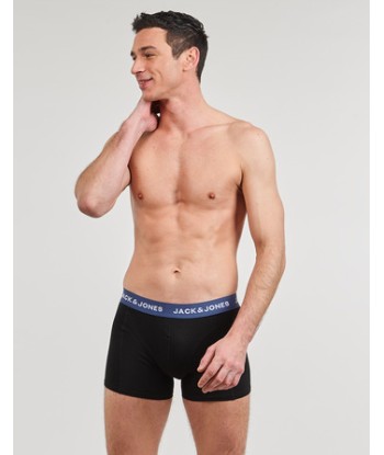 Boxers hommes Jack & Jones JACSOLID TRUNKS 3 PACK OP Noir