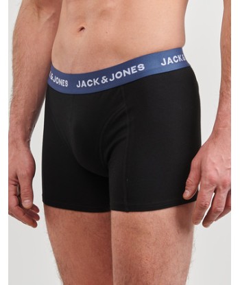Boxers hommes Jack & Jones JACSOLID TRUNKS 3 PACK OP Noir