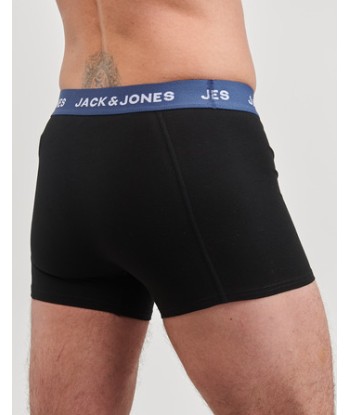 Boxers hommes Jack & Jones JACSOLID TRUNKS 3 PACK OP Noir