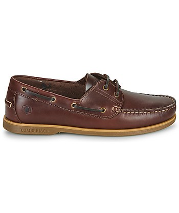 Chaussures bateau hommes Lumberjack NAVIGATOR Marron