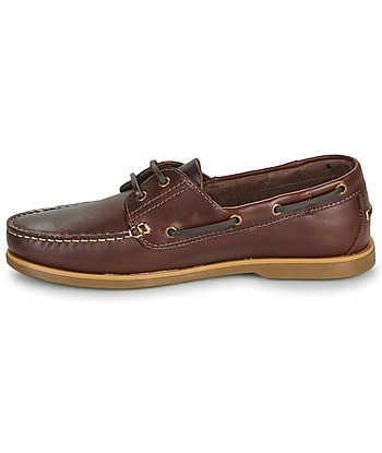 Chaussures bateau hommes Lumberjack NAVIGATOR Marron