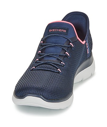 Baskets basses femmes Skechers SLIP-INS: SUMMITS - DIAMOND DREAM Bleu