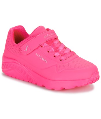 Baskets basses enfant filles Skechers UNO LITE - CLASSIC Rose