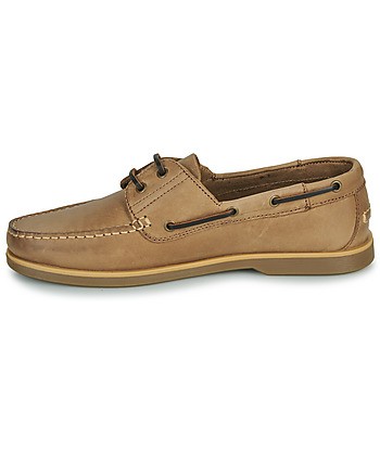 Chaussures bateau hommes Lumberjack NAVIGATOR Marron