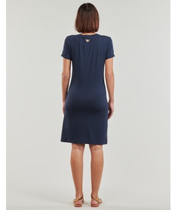 Robe courte femmes Emporio Armani EA7 ROBE TSHIRT Bleu
