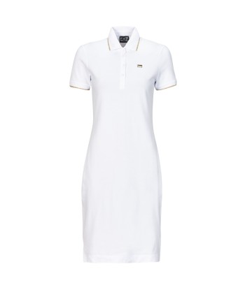 Robe courte femmes Emporio Armani EA7 ROBE POLO Blanc