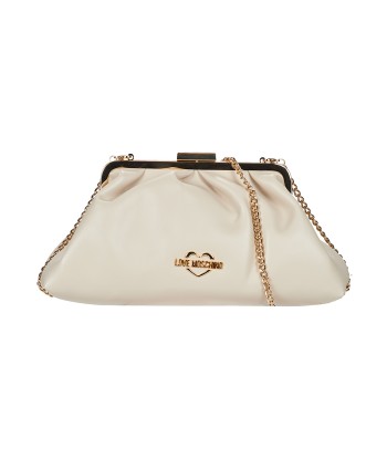 Pochette femmes Love Moschino CLUTCH Beige