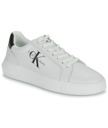 Baskets basses hommes Calvin Klein Jeans CHUNKY CUPSOLE MONO LTH Blanc