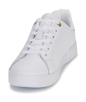 Baskets basses femmes Tommy Hilfiger CHIQUE COURT SNEAKER Blanc